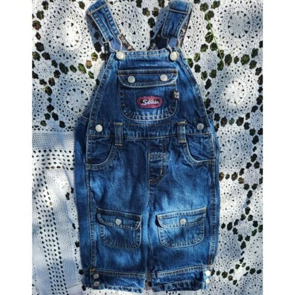 Other - BUM y2k vintage overalls‎ 6m "car service"